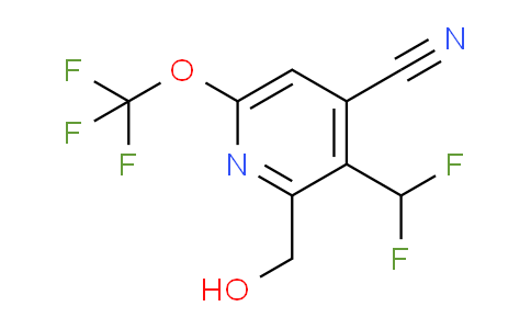 AM173348 | 1804325-56-1 | 4-Cyano-3-(difluoromethyl)-6-(trifluoromethoxy)pyridine-2-methanol