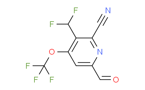 AM173353 | 1804315-21-6 | 2-Cyano-3-(difluoromethyl)-4-(trifluoromethoxy)pyridine-6-carboxaldehyde