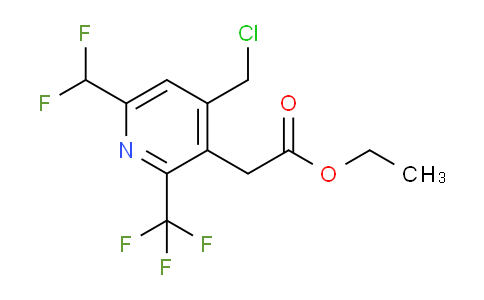 AM17336 | 1361687-43-5 | Ethyl 4-(chloromethyl)-6-(difluoromethyl)-2-(trifluoromethyl)pyridine-3-acetate