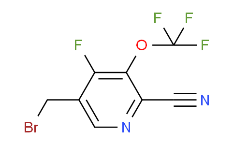 5-(Bromomethyl)-2-cyano-4-fluoro-3-(trifluoromethoxy)pyridine