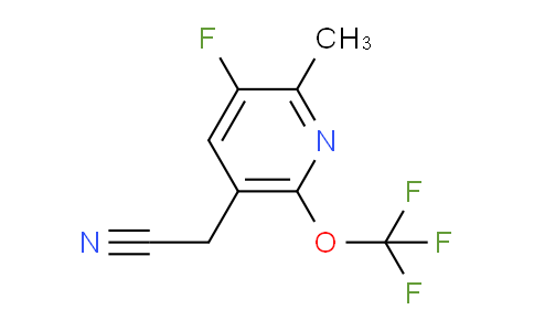 3-Fluoro-2-methyl-6-(trifluoromethoxy)pyridine-5-acetonitrile
