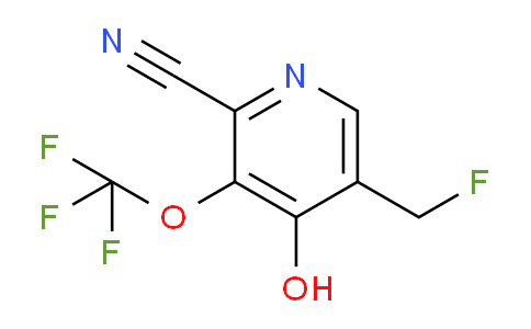2-Cyano-5-(fluoromethyl)-4-hydroxy-3-(trifluoromethoxy)pyridine