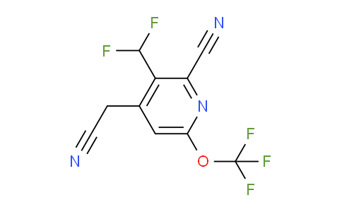 AM173378 | 1804314-69-9 | 2-Cyano-3-(difluoromethyl)-6-(trifluoromethoxy)pyridine-4-acetonitrile