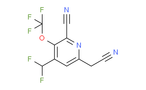 AM173379 | 1804739-36-3 | 2-Cyano-4-(difluoromethyl)-3-(trifluoromethoxy)pyridine-6-acetonitrile