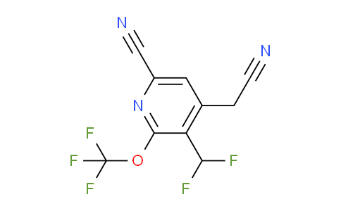 AM173388 | 1804314-85-9 | 6-Cyano-3-(difluoromethyl)-2-(trifluoromethoxy)pyridine-4-acetonitrile