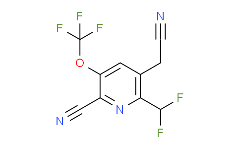 AM173389 | 1805925-18-1 | 2-Cyano-6-(difluoromethyl)-3-(trifluoromethoxy)pyridine-5-acetonitrile