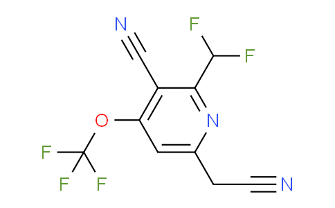 AM173399 | 1803676-54-1 | 3-Cyano-2-(difluoromethyl)-4-(trifluoromethoxy)pyridine-6-acetonitrile