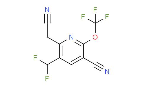 AM173405 | 1805925-38-5 | 3-Cyano-5-(difluoromethyl)-2-(trifluoromethoxy)pyridine-6-acetonitrile