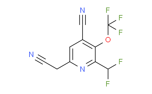 AM173408 | 1804314-71-3 | 4-Cyano-2-(difluoromethyl)-3-(trifluoromethoxy)pyridine-6-acetonitrile