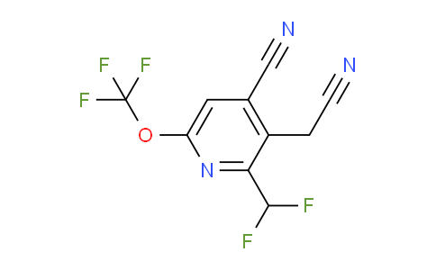 AM173410 | 1804807-97-3 | 4-Cyano-2-(difluoromethyl)-6-(trifluoromethoxy)pyridine-3-acetonitrile