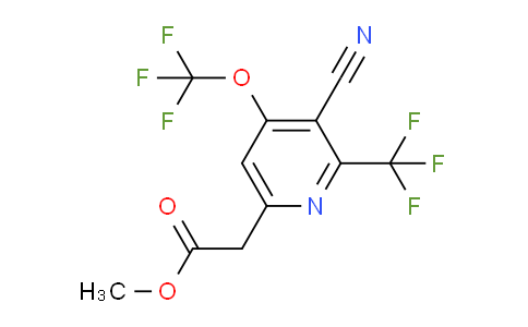 AM173419 | 1804780-22-0 | Methyl 3-cyano-4-(trifluoromethoxy)-2-(trifluoromethyl)pyridine-6-acetate