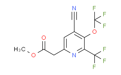 AM173430 | 1806189-31-0 | Methyl 4-cyano-3-(trifluoromethoxy)-2-(trifluoromethyl)pyridine-6-acetate