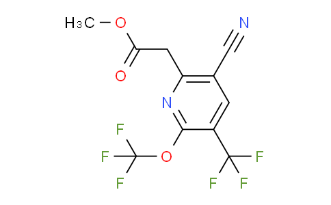 AM173433 | 1806189-34-3 | Methyl 5-cyano-2-(trifluoromethoxy)-3-(trifluoromethyl)pyridine-6-acetate