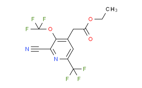 AM173437 | 1806189-37-6 | Ethyl 2-cyano-3-(trifluoromethoxy)-6-(trifluoromethyl)pyridine-4-acetate