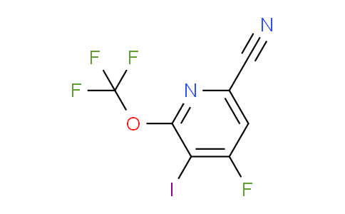 6-Cyano-4-fluoro-3-iodo-2-(trifluoromethoxy)pyridine