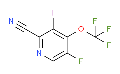 2-Cyano-5-fluoro-3-iodo-4-(trifluoromethoxy)pyridine