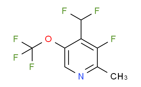 4-(Difluoromethyl)-3-fluoro-2-methyl-5-(trifluoromethoxy)pyridine