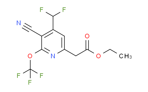 AM173445 | 1804734-84-6 | Ethyl 3-cyano-4-(difluoromethyl)-2-(trifluoromethoxy)pyridine-6-acetate
