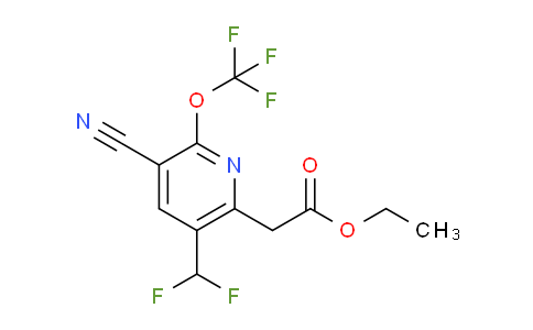 AM173446 | 1804810-72-7 | Ethyl 3-cyano-5-(difluoromethyl)-2-(trifluoromethoxy)pyridine-6-acetate