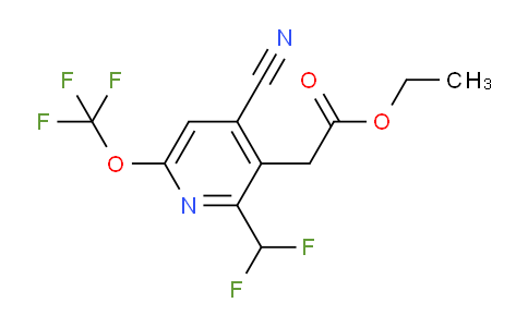 AM173451 | 1804323-48-5 | Ethyl 4-cyano-2-(difluoromethyl)-6-(trifluoromethoxy)pyridine-3-acetate