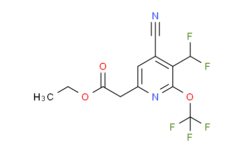 AM173453 | 1806718-87-5 | Ethyl 4-cyano-3-(difluoromethyl)-2-(trifluoromethoxy)pyridine-6-acetate