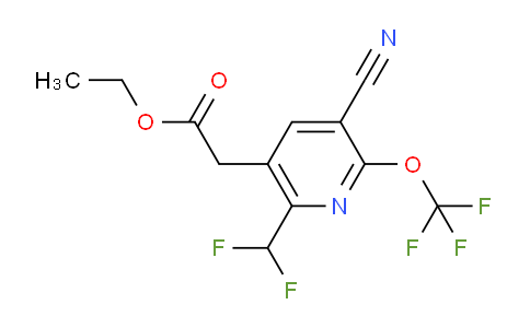 AM173459 | 1804312-33-1 | Ethyl 3-cyano-6-(difluoromethyl)-2-(trifluoromethoxy)pyridine-5-acetate