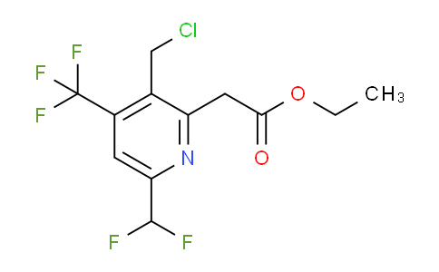 AM17346 | 1361687-50-4 | Ethyl 3-(chloromethyl)-6-(difluoromethyl)-4-(trifluoromethyl)pyridine-2-acetate