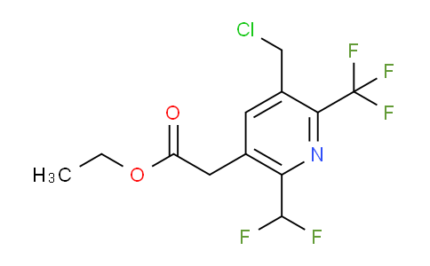 AM17347 | 1361768-81-1 | Ethyl 3-(chloromethyl)-6-(difluoromethyl)-2-(trifluoromethyl)pyridine-5-acetate