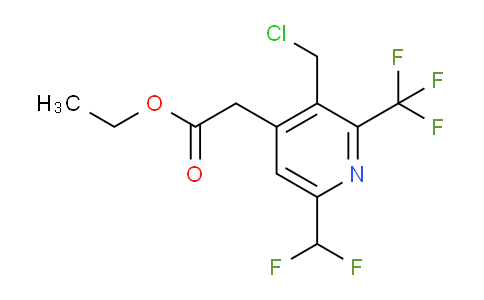 AM17348 | 1361747-77-4 | Ethyl 3-(chloromethyl)-6-(difluoromethyl)-2-(trifluoromethyl)pyridine-4-acetate