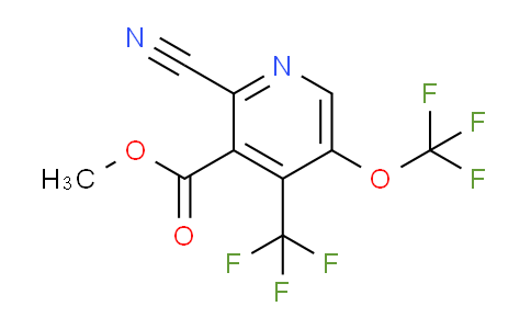 AM173480 | 1804297-46-8 | Methyl 2-cyano-5-(trifluoromethoxy)-4-(trifluoromethyl)pyridine-3-carboxylate