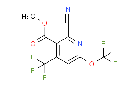 AM173482 | 1806188-56-6 | Methyl 2-cyano-6-(trifluoromethoxy)-4-(trifluoromethyl)pyridine-3-carboxylate