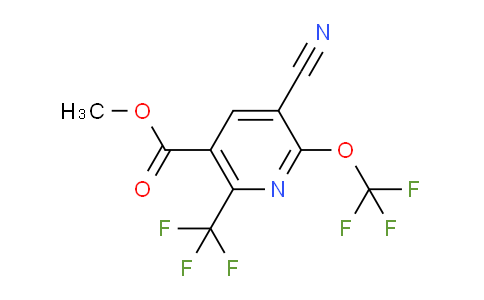 AM173490 | 1804790-61-1 | Methyl 3-cyano-2-(trifluoromethoxy)-6-(trifluoromethyl)pyridine-5-carboxylate