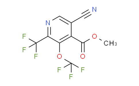 AM173502 | 1804297-78-6 | Methyl 5-cyano-3-(trifluoromethoxy)-2-(trifluoromethyl)pyridine-4-carboxylate