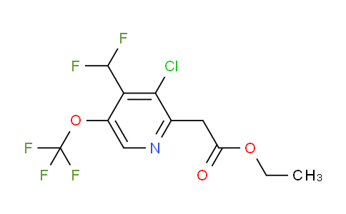 AM173513 | 1803965-15-2 | Ethyl 3-chloro-4-(difluoromethyl)-5-(trifluoromethoxy)pyridine-2-acetate