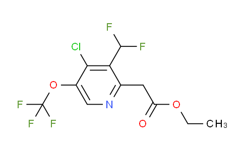 AM173525 | 1803701-15-6 | Ethyl 4-chloro-3-(difluoromethyl)-5-(trifluoromethoxy)pyridine-2-acetate