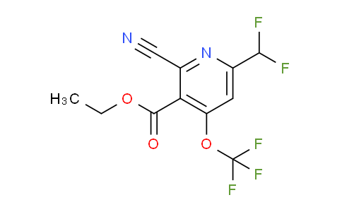 AM173536 | 1804310-74-4 | Ethyl 2-cyano-6-(difluoromethyl)-4-(trifluoromethoxy)pyridine-3-carboxylate