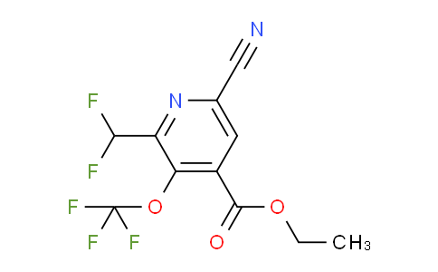 AM173541 | 1804737-64-1 | Ethyl 6-cyano-2-(difluoromethyl)-3-(trifluoromethoxy)pyridine-4-carboxylate