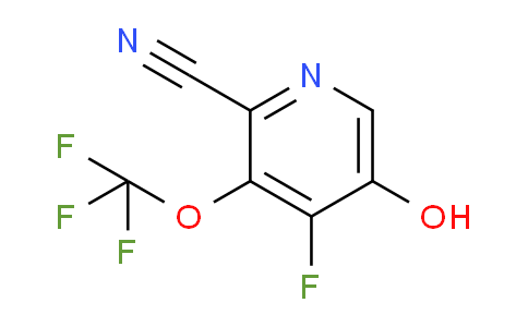 2-Cyano-4-fluoro-5-hydroxy-3-(trifluoromethoxy)pyridine