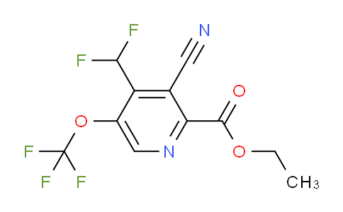 AM173546 | 1804739-85-2 | Ethyl 3-cyano-4-(difluoromethyl)-5-(trifluoromethoxy)pyridine-2-carboxylate