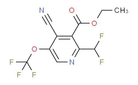 AM173552 | 1806254-46-5 | Ethyl 4-cyano-2-(difluoromethyl)-5-(trifluoromethoxy)pyridine-3-carboxylate