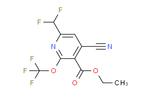 AM173554 | 1803679-79-9 | Ethyl 4-cyano-6-(difluoromethyl)-2-(trifluoromethoxy)pyridine-3-carboxylate