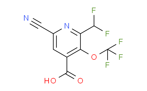 AM173559 | 1806190-10-2 | 6-Cyano-2-(difluoromethyl)-3-(trifluoromethoxy)pyridine-4-carboxylic acid