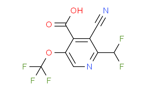 AM173564 | 1804309-98-5 | 3-Cyano-2-(difluoromethyl)-5-(trifluoromethoxy)pyridine-4-carboxylic acid