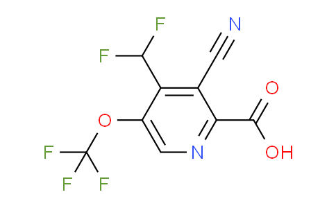 AM173568 | 1803677-70-4 | 3-Cyano-4-(difluoromethyl)-5-(trifluoromethoxy)pyridine-2-carboxylic acid