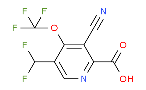 AM173571 | 1804782-01-1 | 3-Cyano-5-(difluoromethyl)-4-(trifluoromethoxy)pyridine-2-carboxylic acid