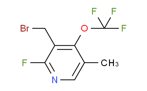 3-(Bromomethyl)-2-fluoro-5-methyl-4-(trifluoromethoxy)pyridine