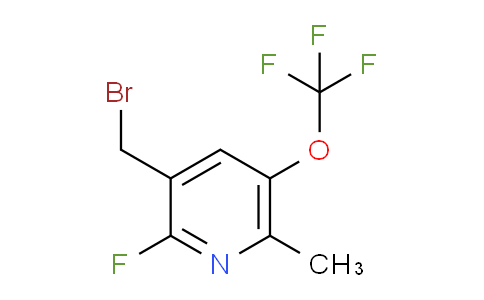 3-(Bromomethyl)-2-fluoro-6-methyl-5-(trifluoromethoxy)pyridine