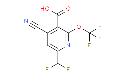 AM173581 | 1803678-31-0 | 4-Cyano-6-(difluoromethyl)-2-(trifluoromethoxy)pyridine-3-carboxylic acid