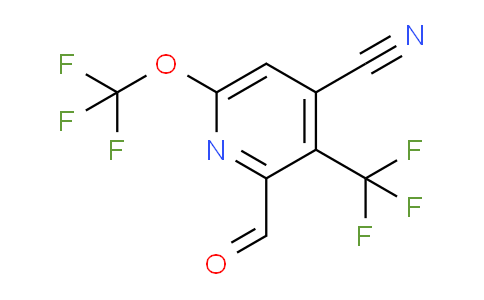 4-Cyano-6-(trifluoromethoxy)-3-(trifluoromethyl)pyridine-2-carboxaldehyde