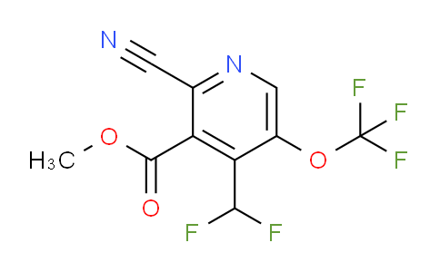 AM173592 | 1806721-19-6 | Methyl 2-cyano-4-(difluoromethyl)-5-(trifluoromethoxy)pyridine-3-carboxylate